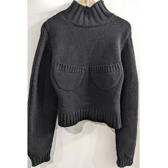 Zara | Limited Edition Cashmere Bustier Sweater - Picture 2 of 14